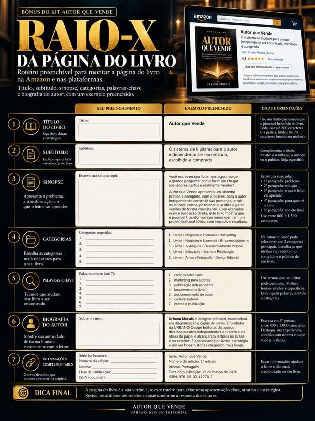Capa do bônus Raio-X da Página do Livro